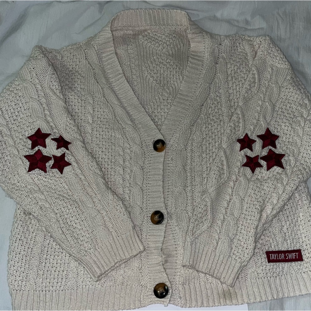 Red Taylor Swift Cardigan M/L *OFFICIAL*